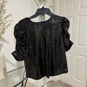NWT, Abercrombie and Fitch sequined blouse